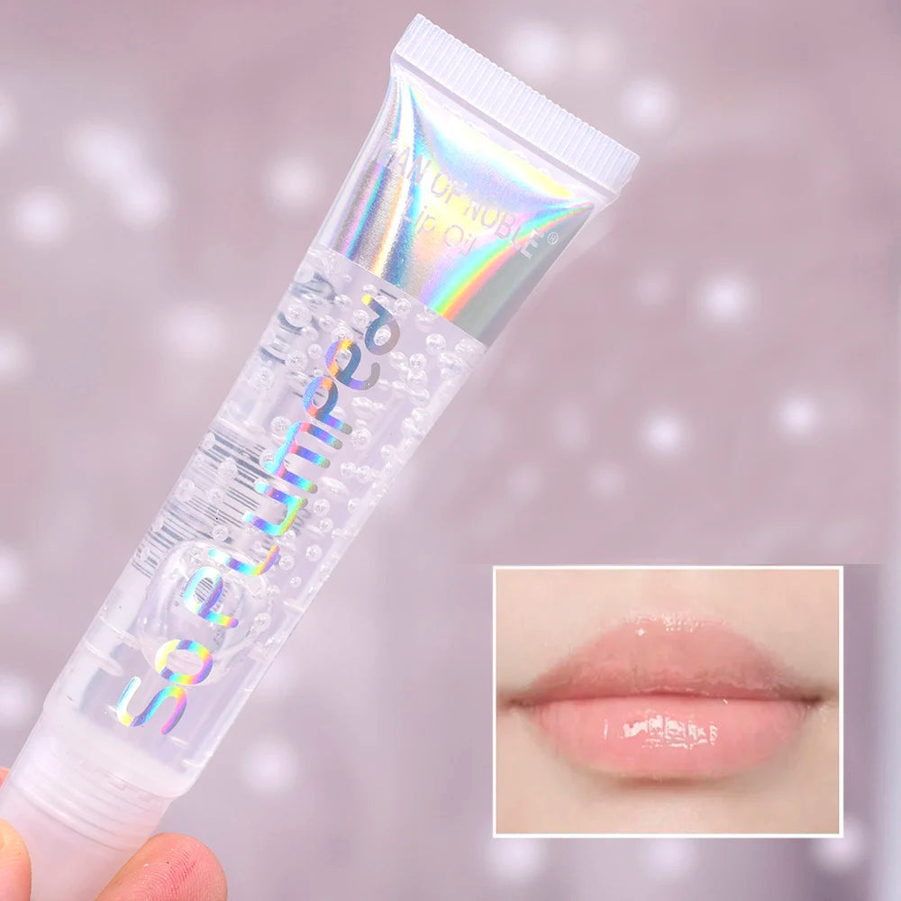6Pcs Fruity Flavor Watery Glossy Lip Gloss Set Clear Lip Gel Hydrating Moisturizing Lip Gloss Women Lips  Wholesale