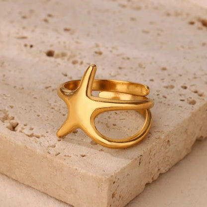 Stainless Steel Zircon Geometric Rings For Women Luxury Evil Eye Color Adjustable Trendy Wedding Aesthetic Jewerly Gift