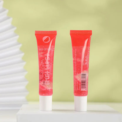 6Pcs Fruity Flavor Watery Glossy Lip Gloss Set Clear Lip Gel Hydrating Moisturizing Lip Gloss Women Lips  Wholesale