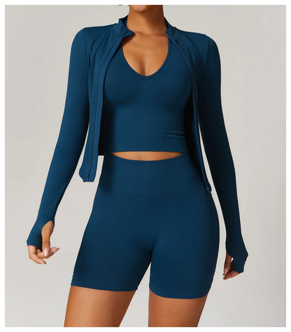 2pcs Seamless Yoga Set Gym Clothes Athletic Wear Yoga Suits For Women Fitness Tracksuits Sports Bra Gym Leggings Sportswear