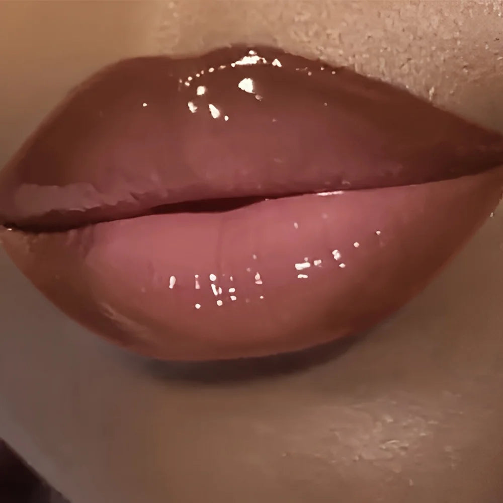 3PCS Shimmer  Lip Gloss - Lip Liner and Lip Mud and Oil, Non-Sticky,Glitter, Nourishing Glossy Moisturizing Lipstick