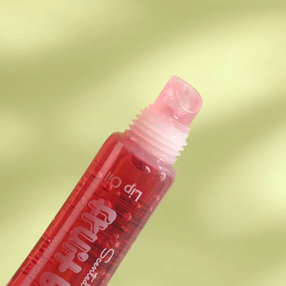 6Pcs Fruity Flavor Watery Glossy Lip Gloss Set Clear Lip Gel Hydrating Moisturizing Lip Gloss Women Lips  Wholesale