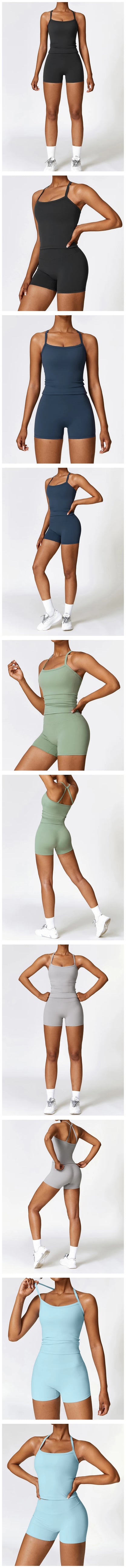 2PCS Yoga Set Women Gym Clothing Fitness Workout Set Sportswear Long Sleeve Crop Top High Waist Leggings Sports Suits