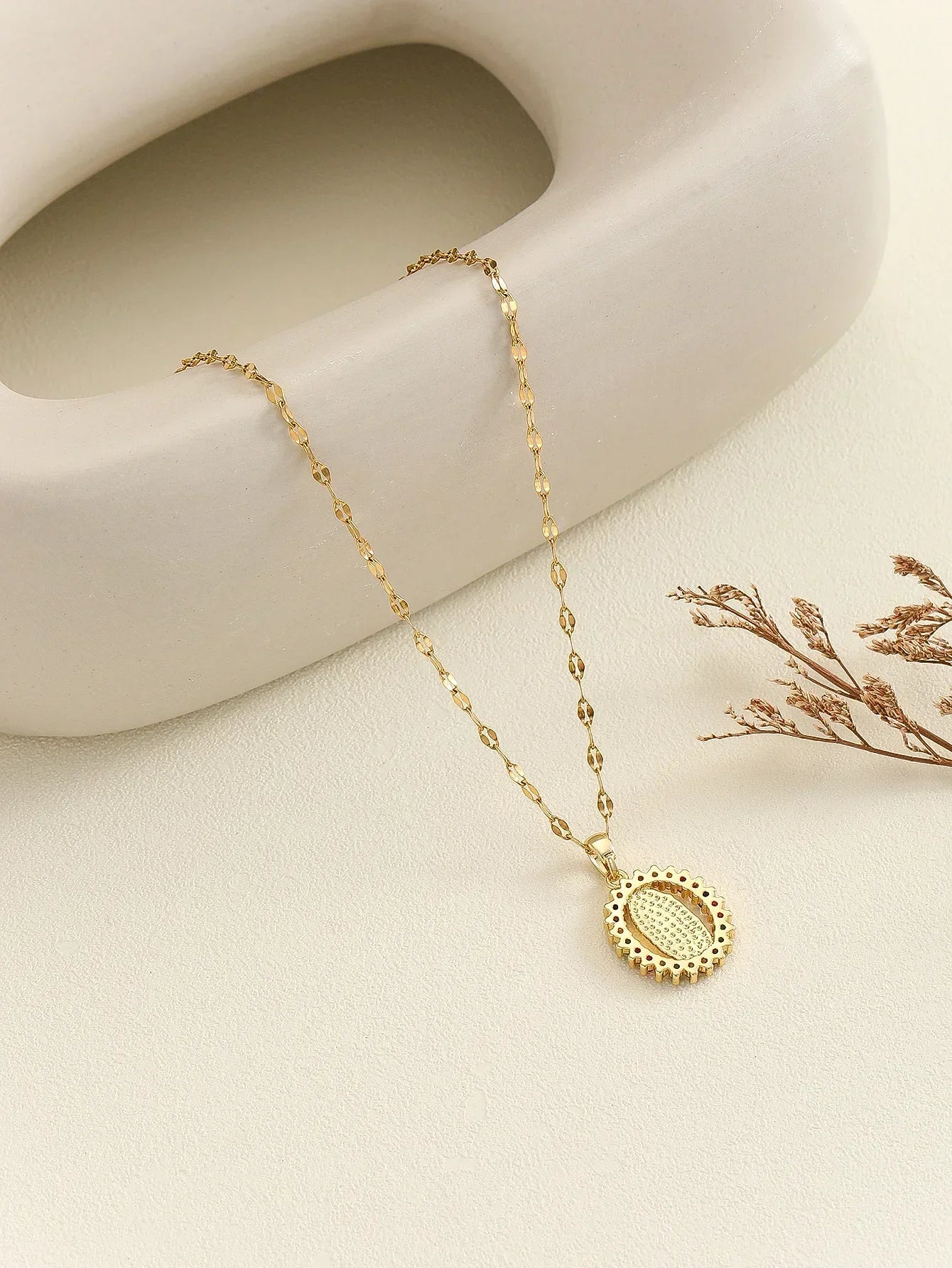 European and American Fashion and Gorgeous Women's All Sky Star Micro Colorful Zircon Virgin Mary Hollow Necklace