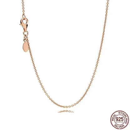 Christmas Birthday Surprise Gifts 925 Sterling Exquisite Shiny Round Heart-shaped Necklace Classic Charm Women's Jewelry