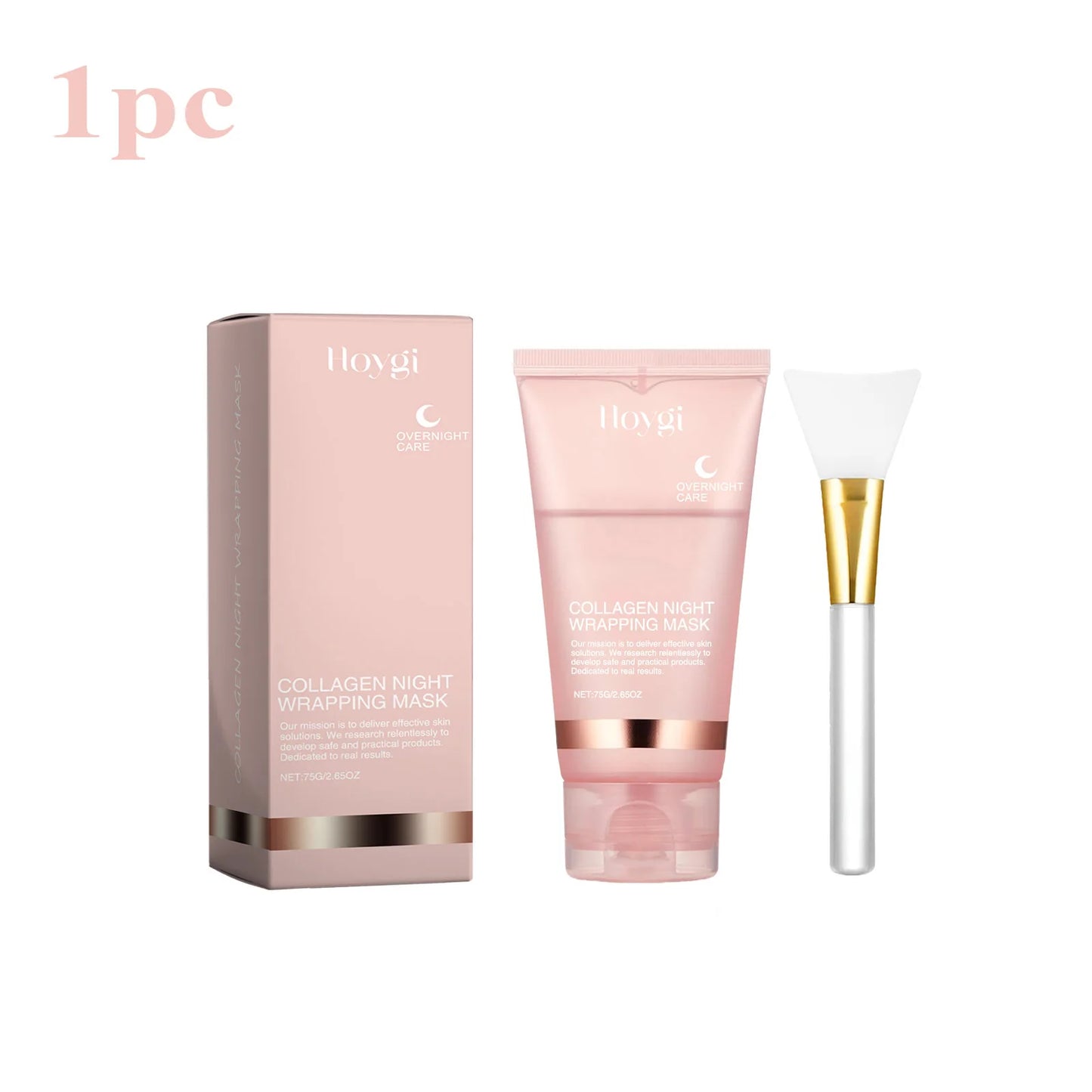 Collagen Overnight Wrapping  Off Facial Mask Set Korean Collagen Night Wrapping Mask Deeply Hydrates Night Care Mask Cream