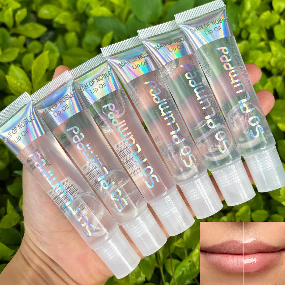 6Pcs Fruity Flavor Watery Glossy Lip Gloss Set Clear Lip Gel Hydrating Moisturizing Lip Gloss Women Lips  Wholesale
